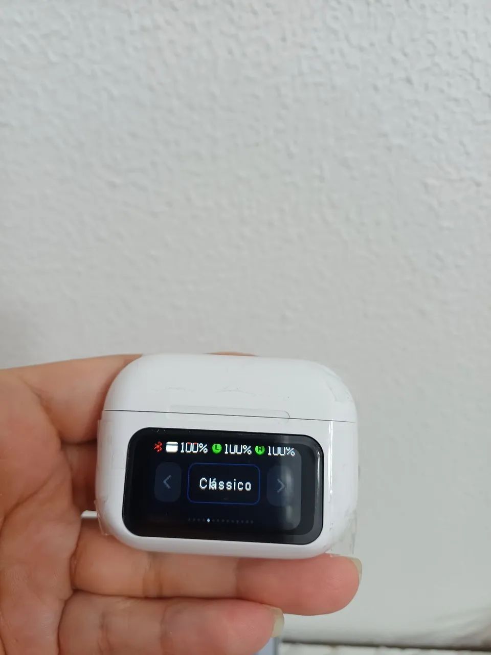 FONE de ouvido bluetooth branco a9 - Foto 5