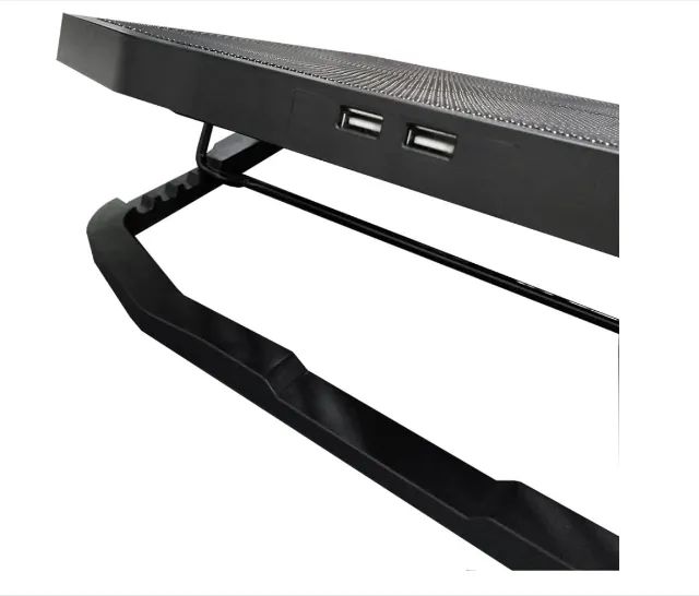 Base para notebook cooler c3tech - 4 ventiladores, led azul - Foto 3