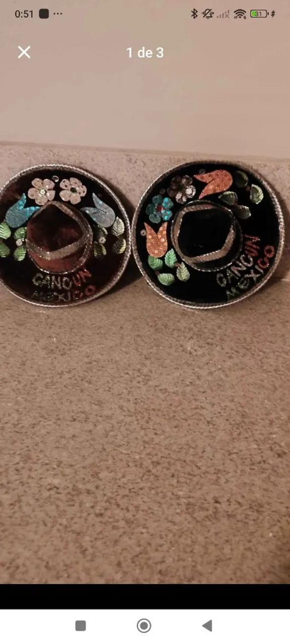 Mini chapéus mexicano 