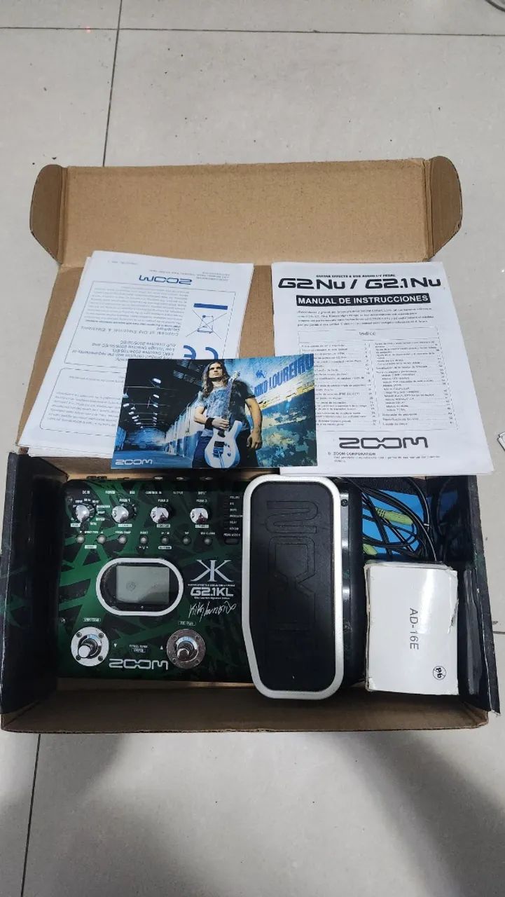 Pedaleira ZOOM Kiko Loreiro G2.1KL - Instrumentos musicais