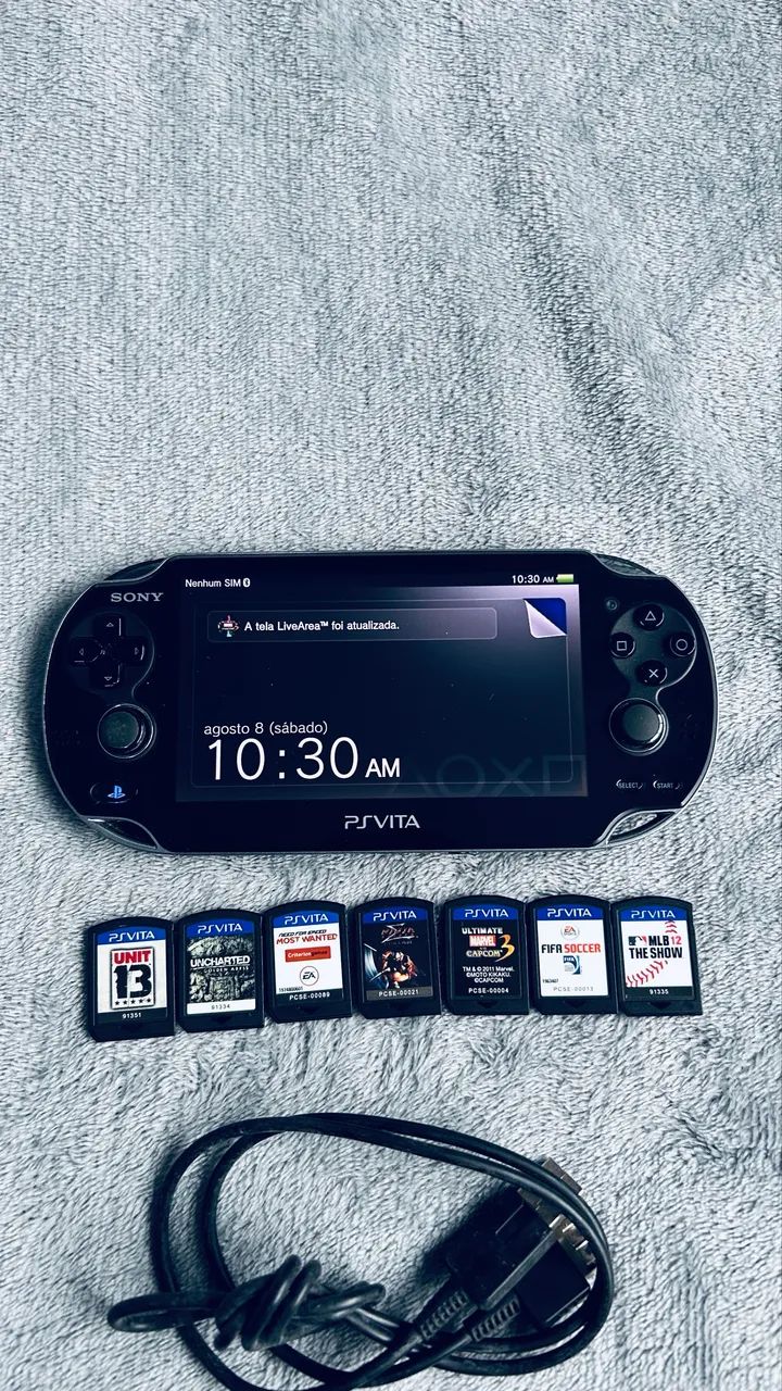 PS VITA + 7 jogos - Consoles de Vídeo Game - Bombinhas 1534658006