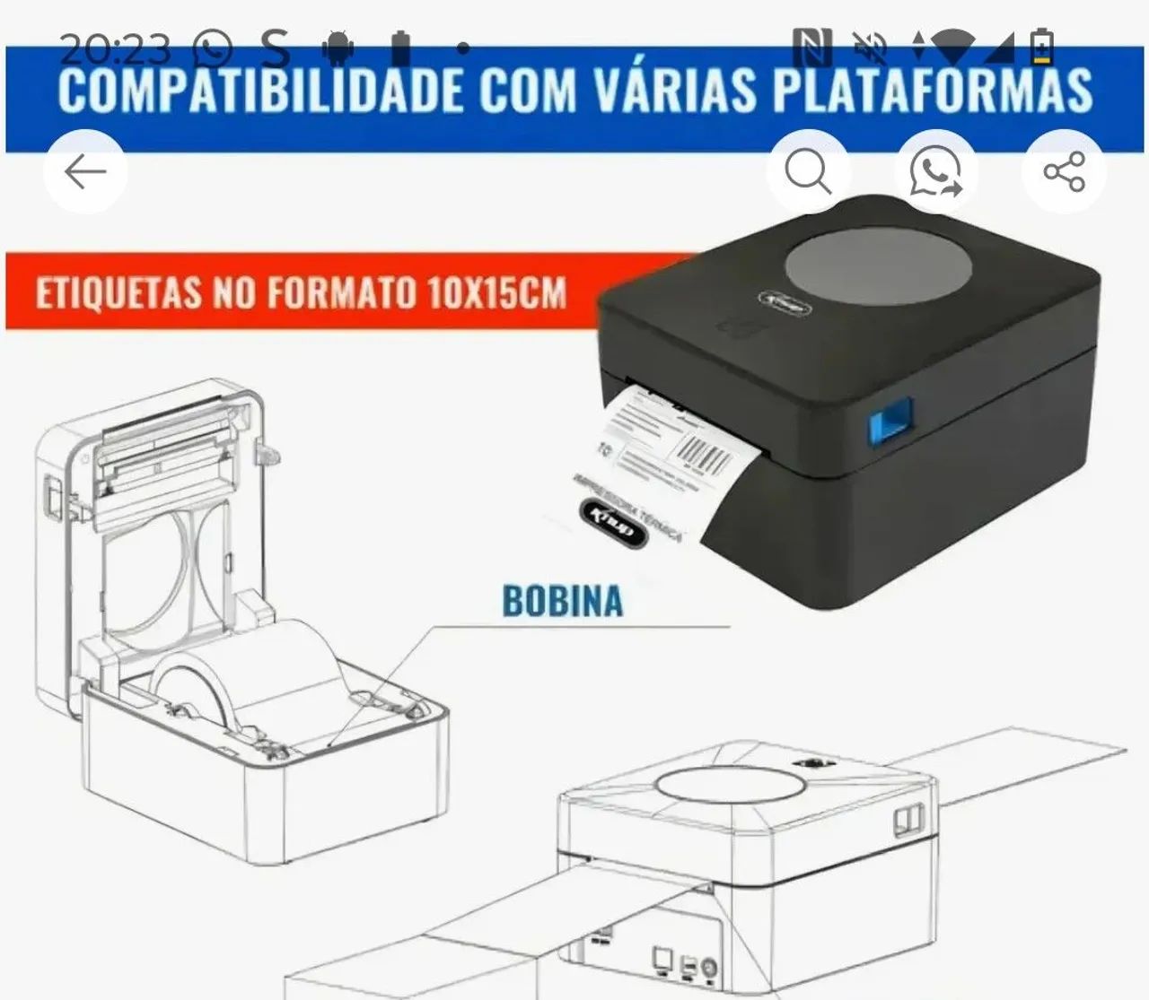 Impressora térmica  - Foto 4