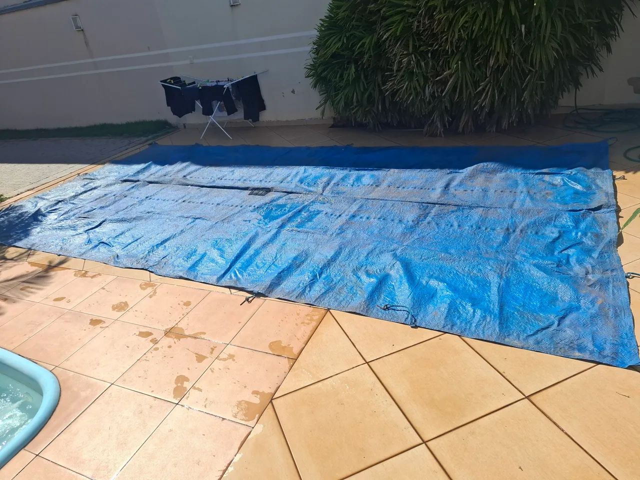 Capa de proteção para piscina