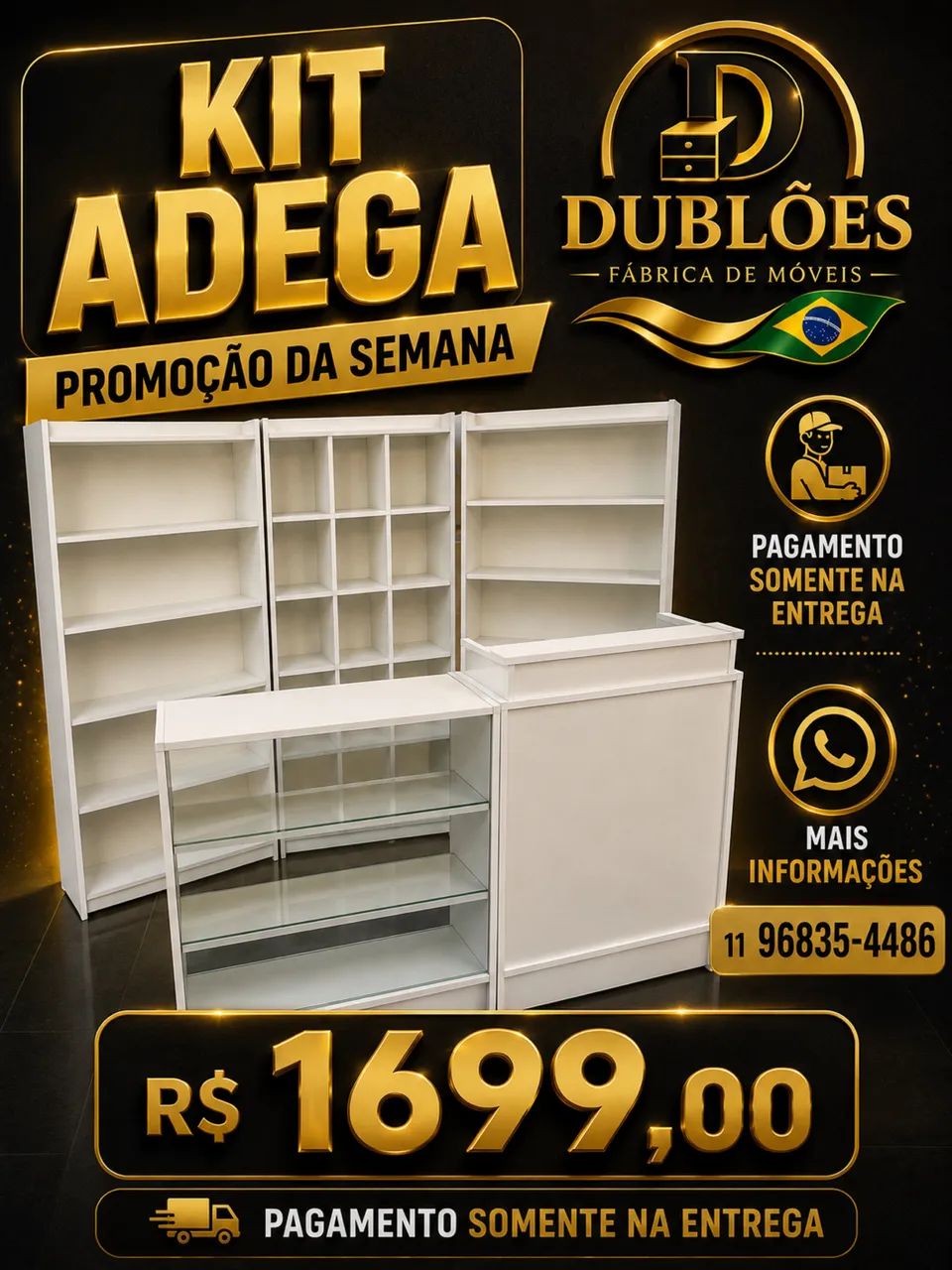 Kit adega completo promoção da semana 