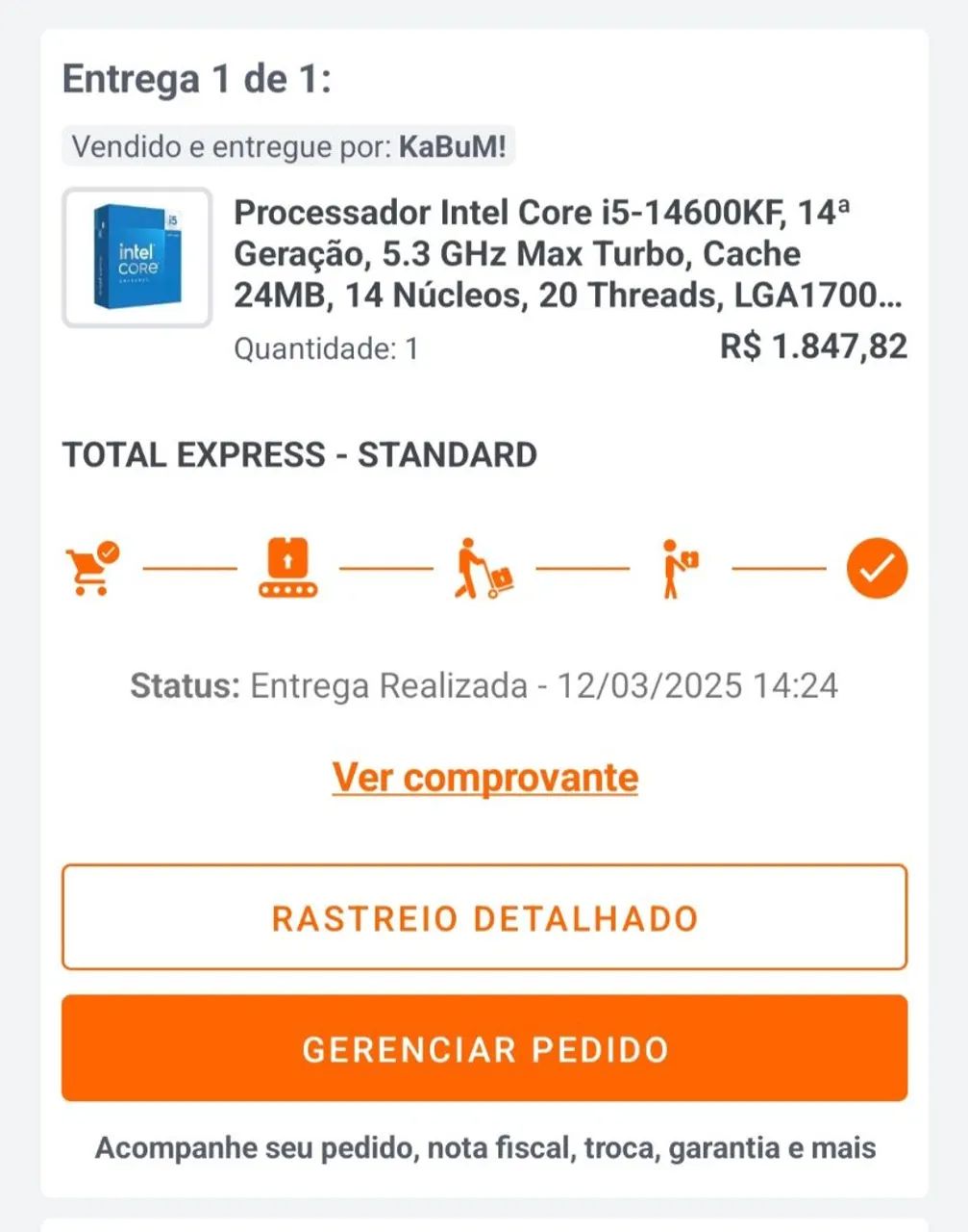 Processador i5 14600KF
