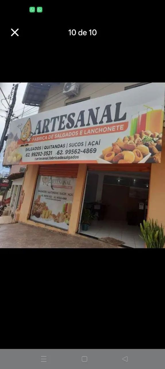 Vende se fábrica de salgados e lanchonete 