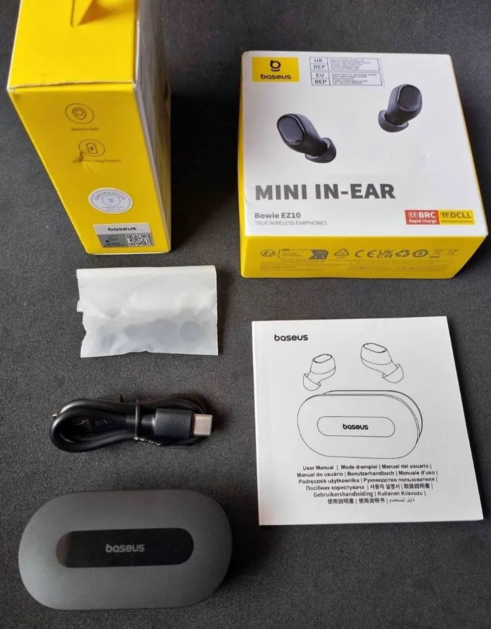 FONE BLUETOOTH BASEUS EZ10 - PRETO