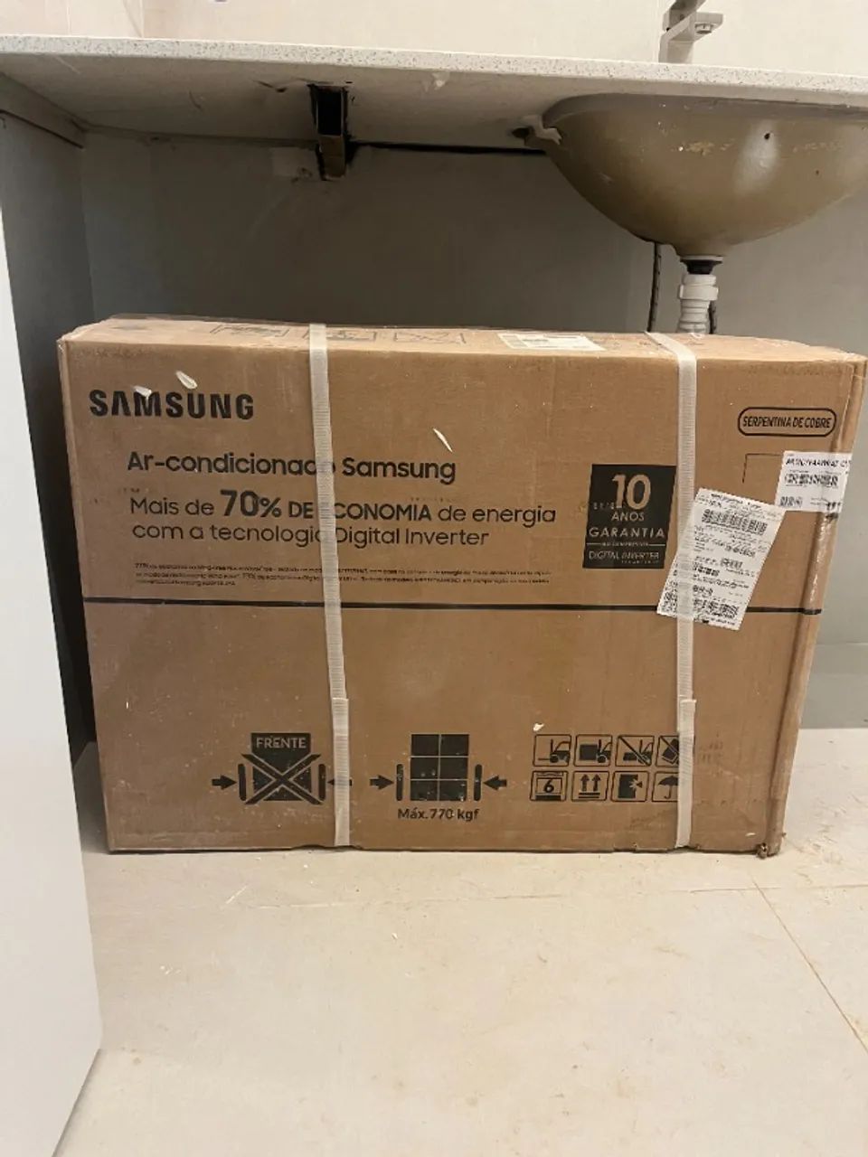 Ar-condicionado Split Samsung Inverter WindFree AI 18.000 BTUs Frio Branco - Foto 5