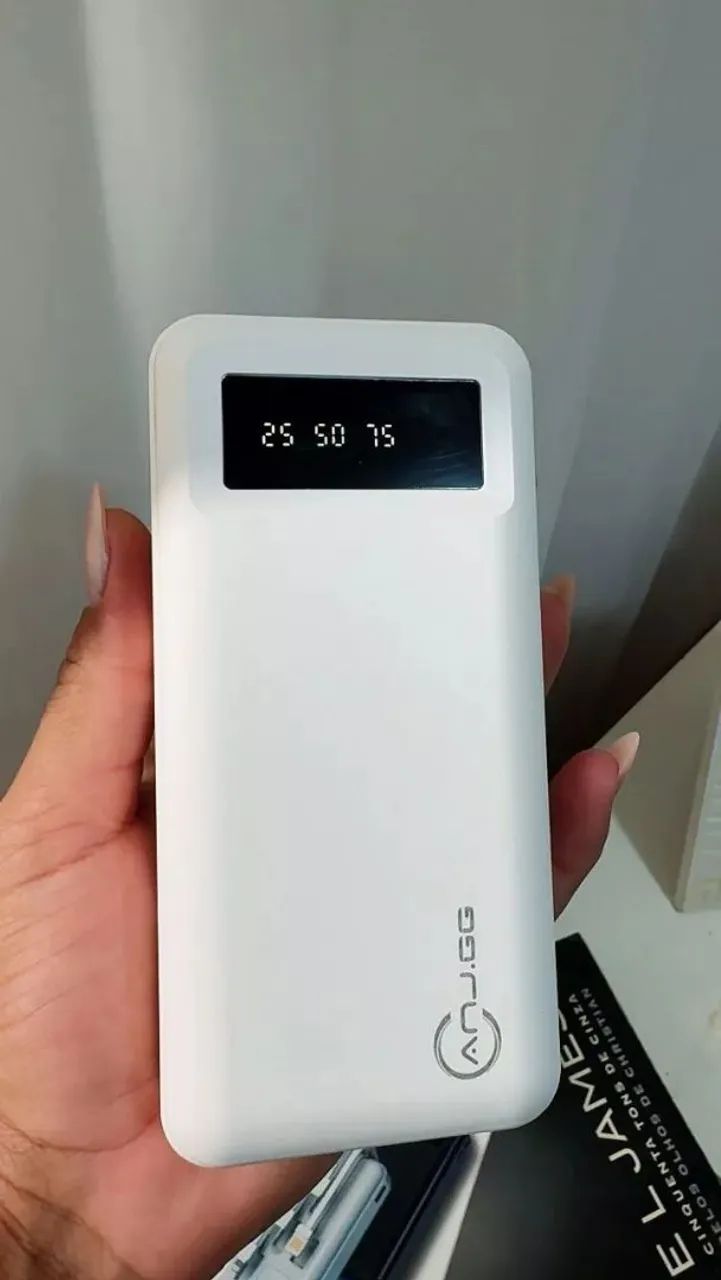 Power Bank 20.000mAh 3.1A com 4 Cabos e Display Digital - Foto 2