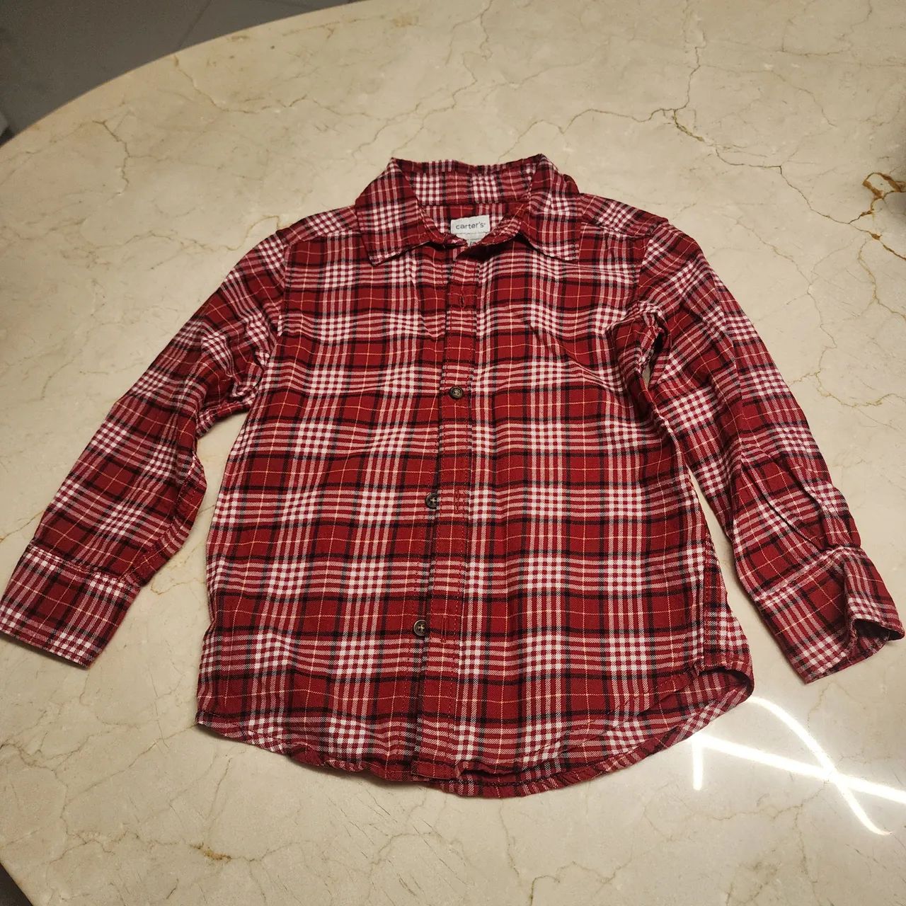 Blusa xadrex carters - Foto 2