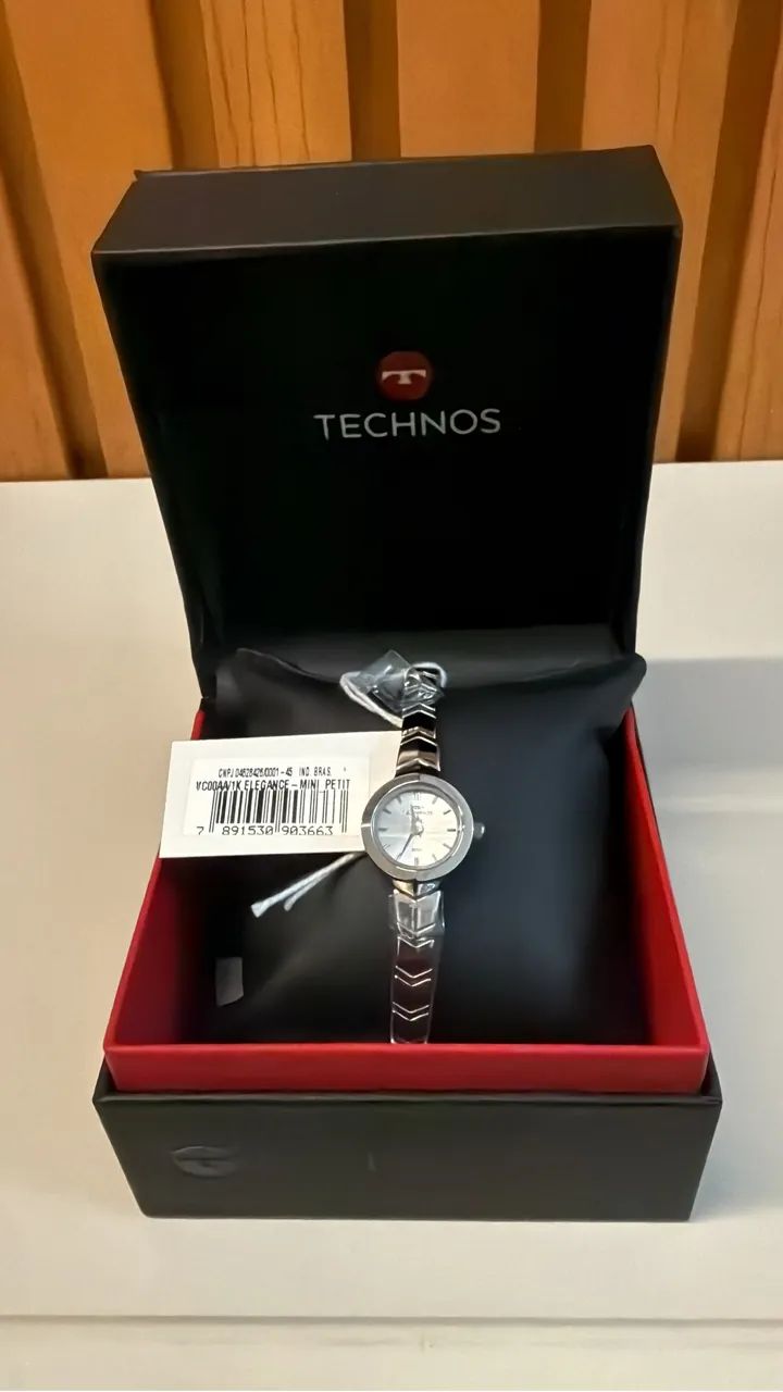 Relógio Technos Feminino Mini Petit Prata VCOOAA/1K