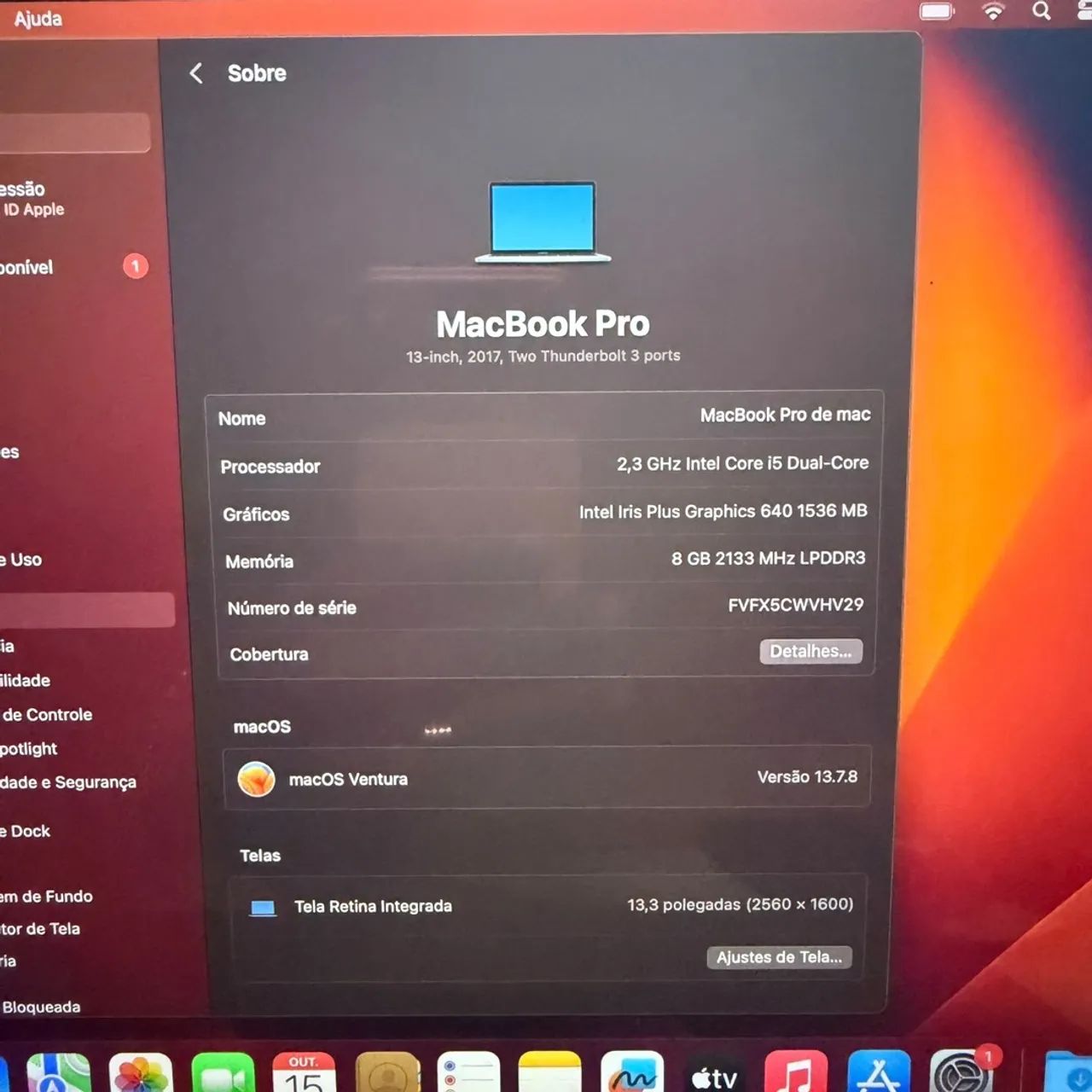 MacBook Pro 2017 Core i5 SSD 256GB/8GB - Foto 2
