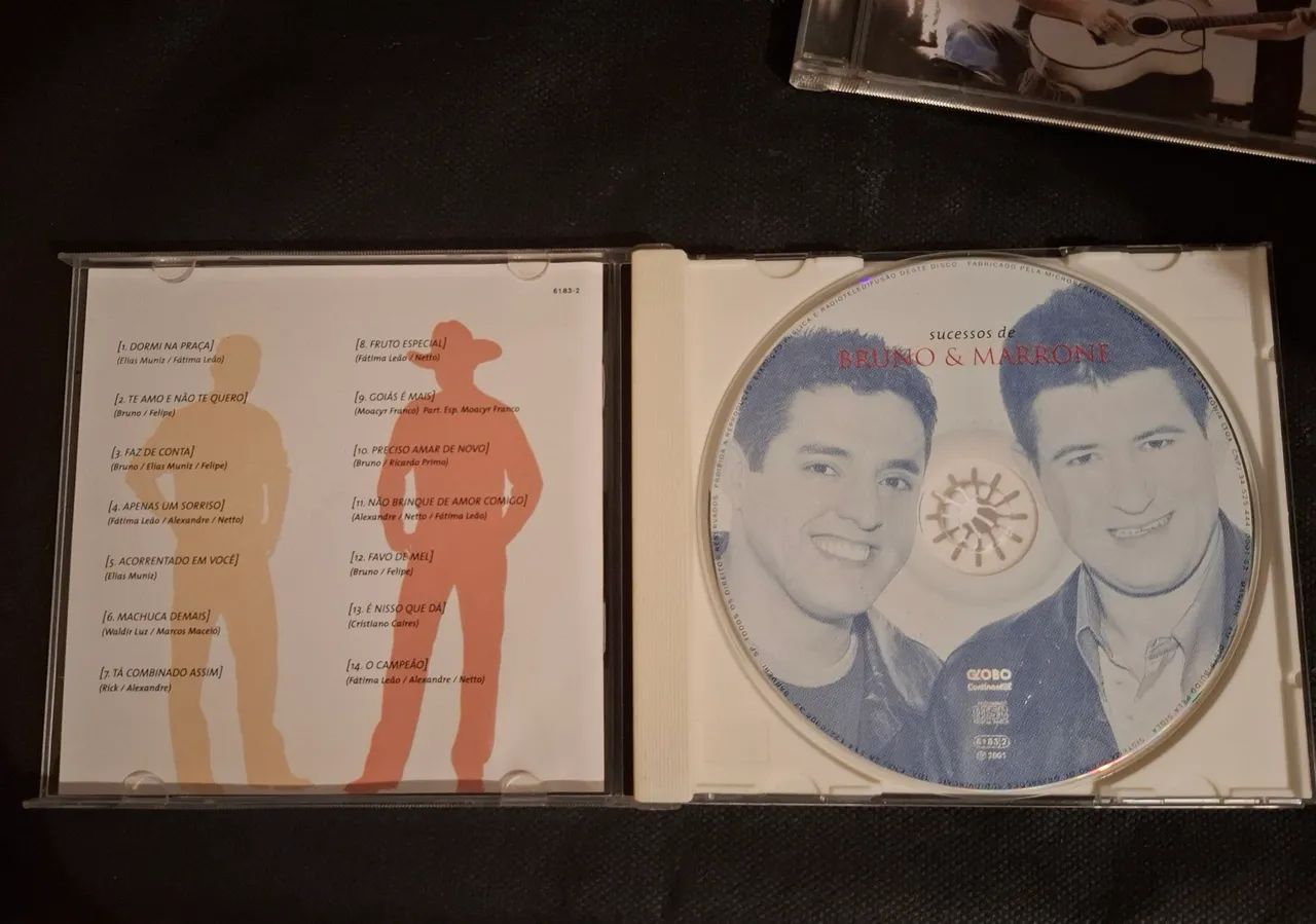 2 CDs Bruno e Marrone Originais funcionando  - Foto 2