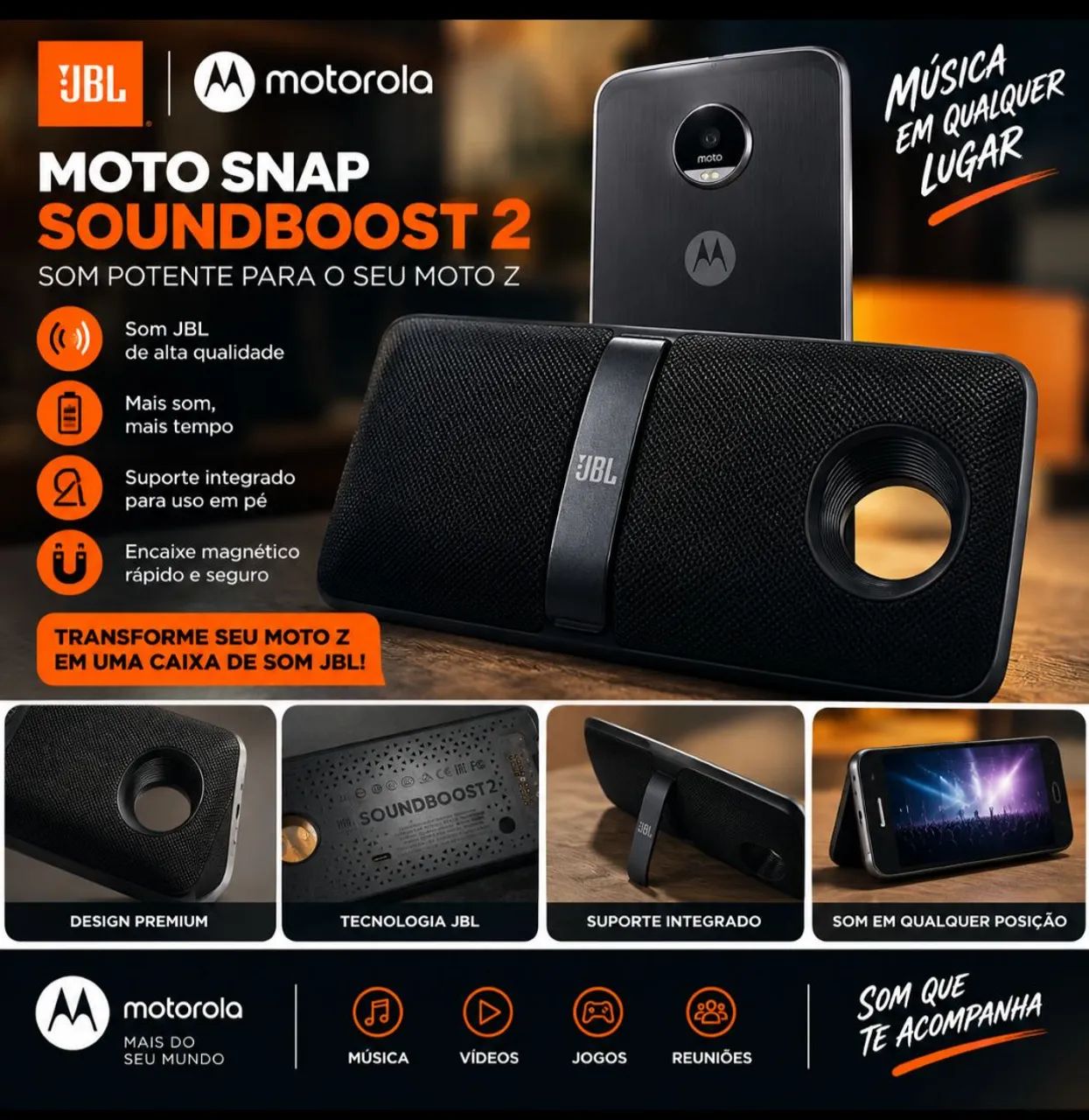 Moto Snaps Originais Motorola - Itens de Colecionador em Perfeito