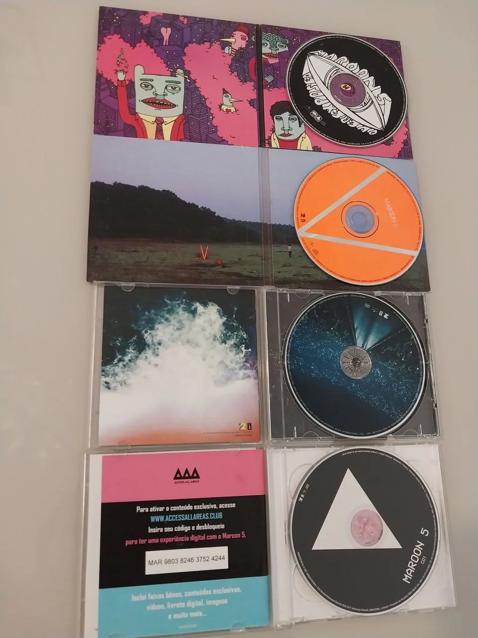 Coleção Maroon 5 - CDs, DVDs etc - Salto Weissbach, Blumenau