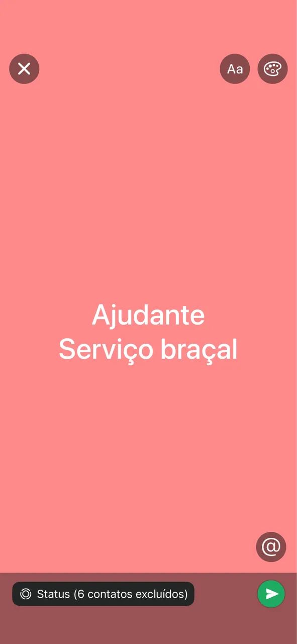 Ajudante, serviço braçal, serviço pesado.