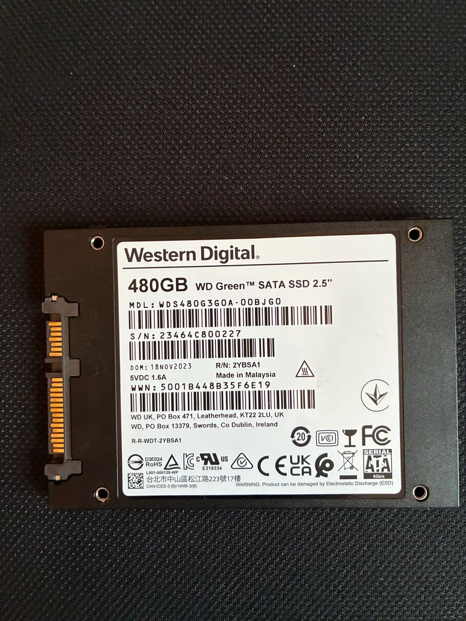 SSD WD 480GB - Foto 2