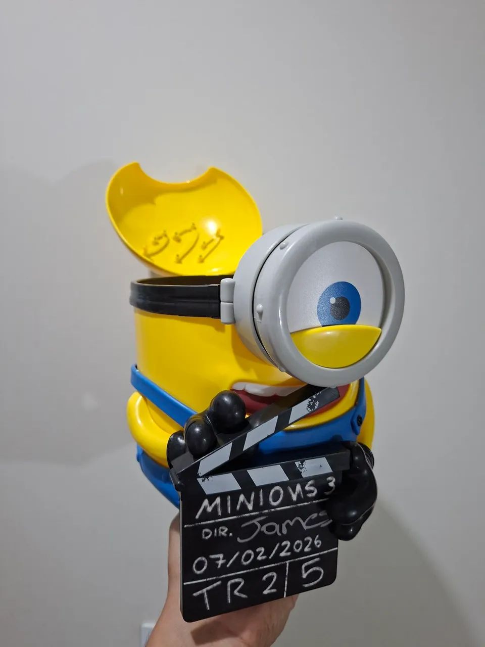Balde de pipoca 3d Minions e Monstros 2026 - Foto 3