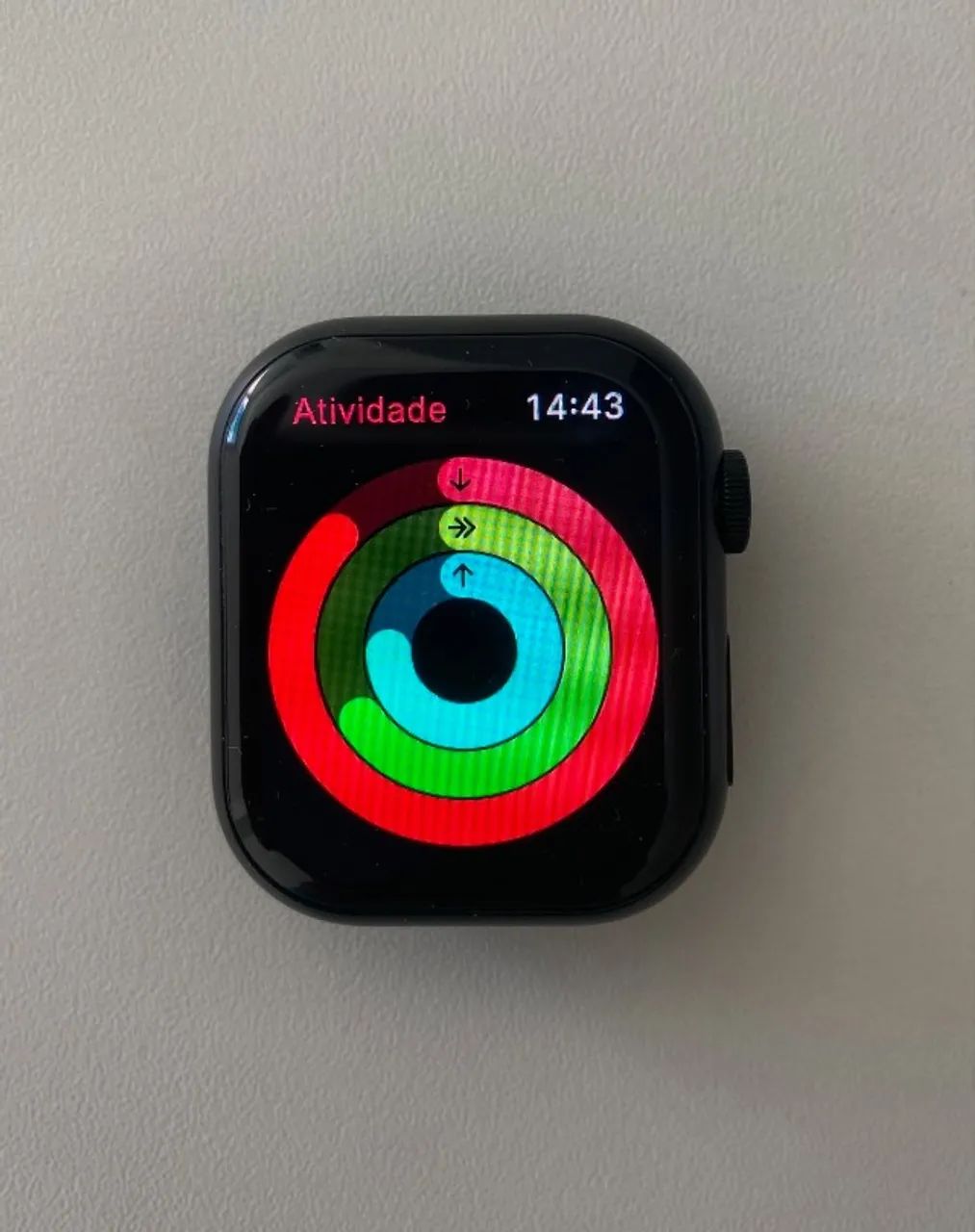 smartwatch s9 mini super amoled preto - 41mm