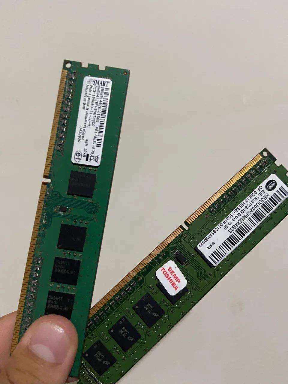 Memória ram ddr3 6gigas