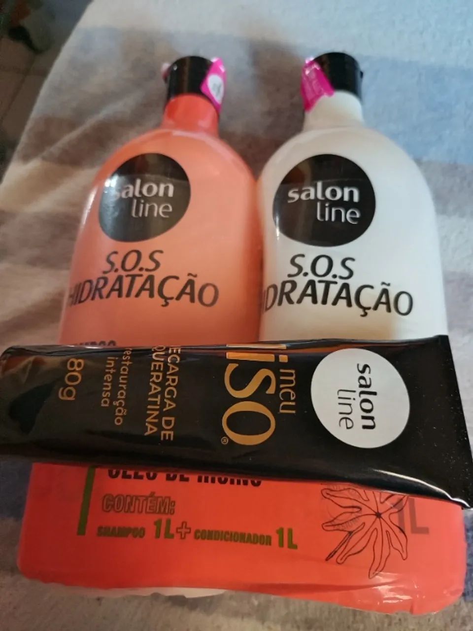 Shampoo+Condicionador+Recarga de Queratina Salon Line  - Foto 4