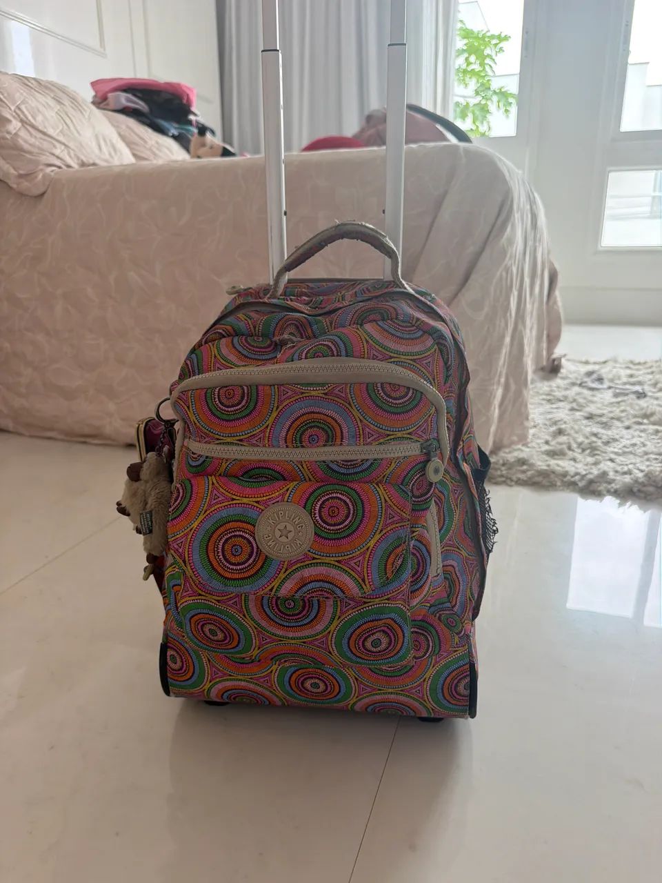 Mochila kipling rodinha 