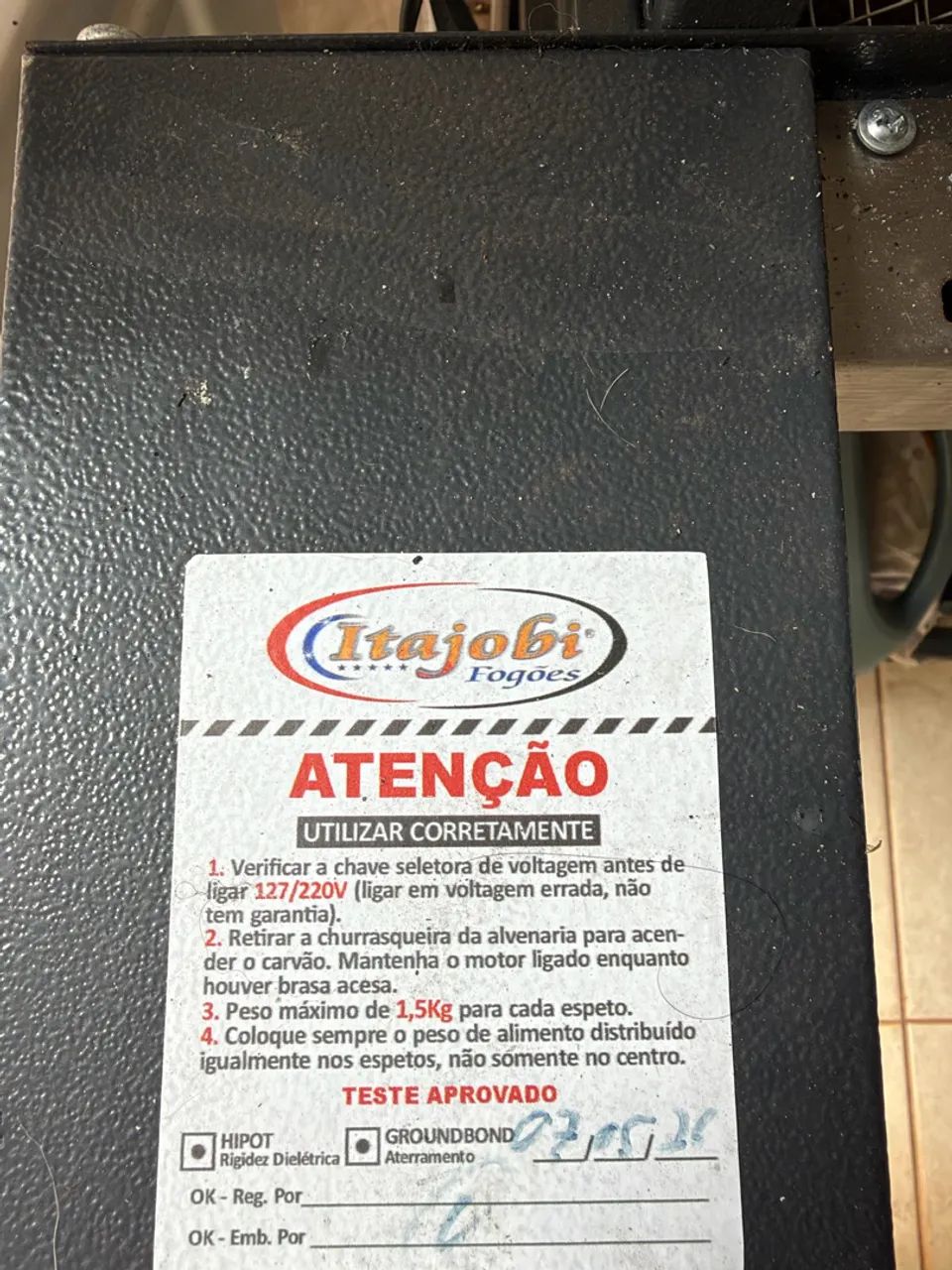 Churrasqueira com giragrill NOVA - Foto 2
