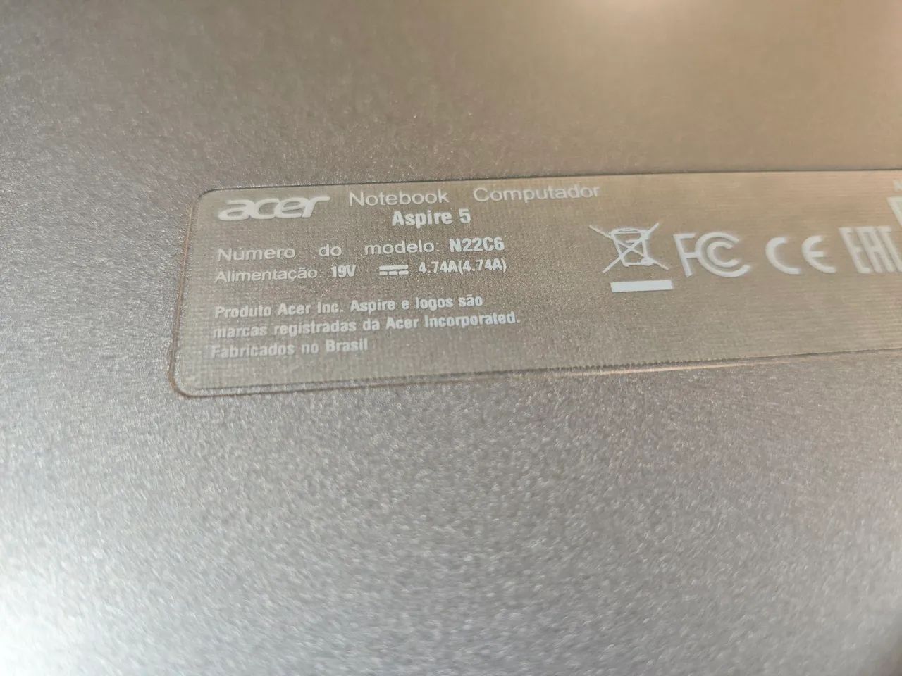  NOTEBOOK ACER ASPIRE 5 - CORE i5 12ª GERAÇÃO  - Foto 5