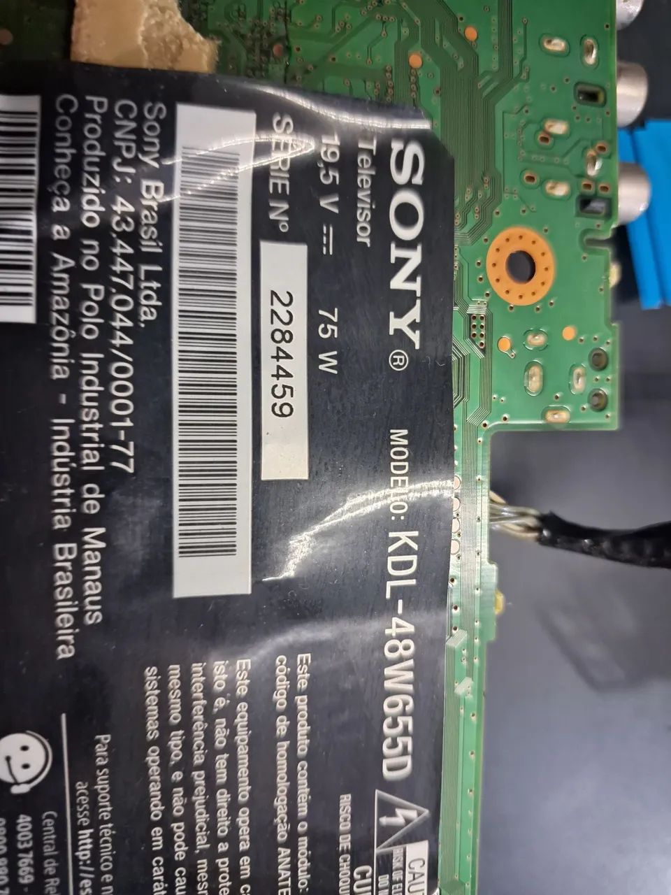placa principal sony kdl48w655d - Foto 4