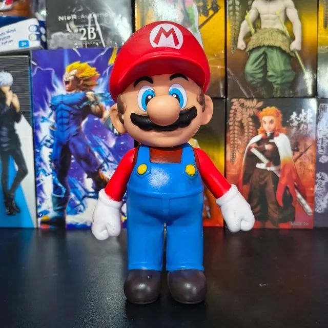 Action Figure Super Mário Original (Nintendo®) Com Caixa 25 cm | Boneco Colecionável - Foto 2
