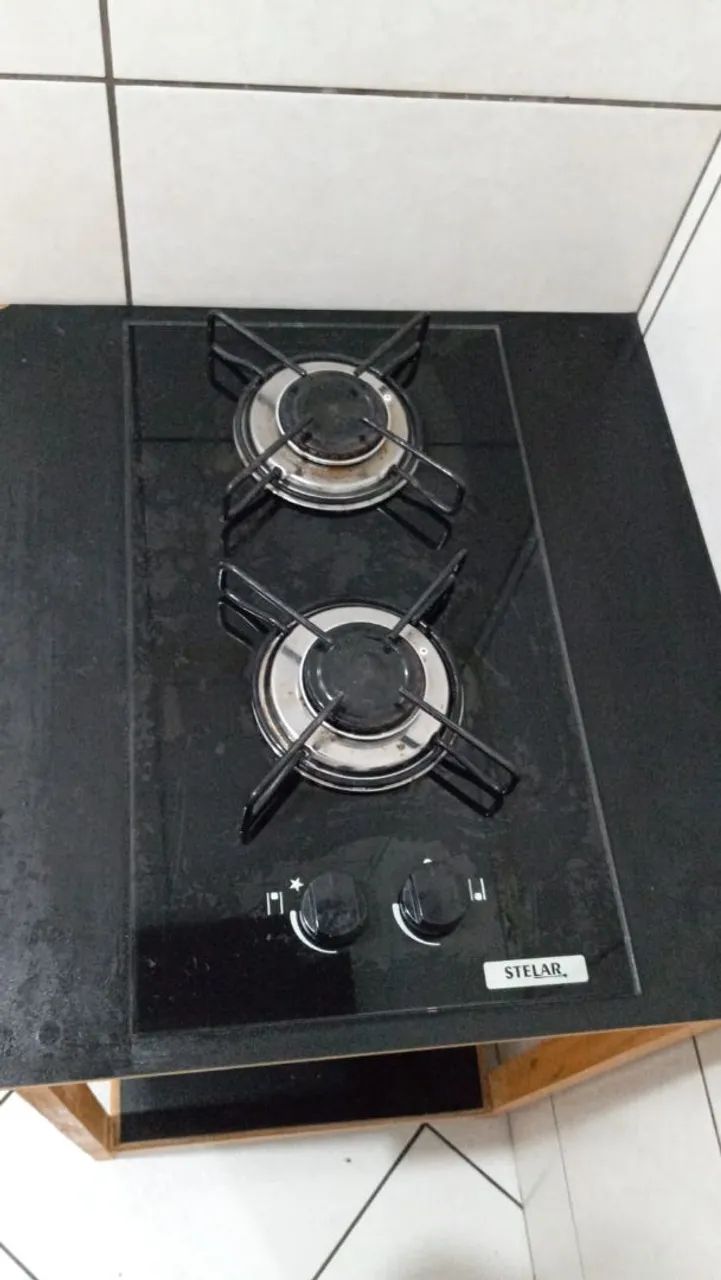 Cooktop 2 bocas+ balcão rústico  - Foto 3