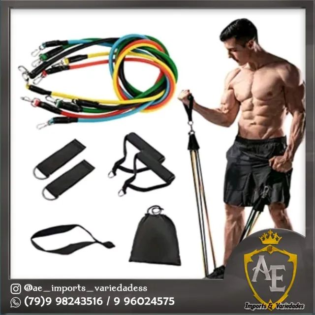 elastico musculacao