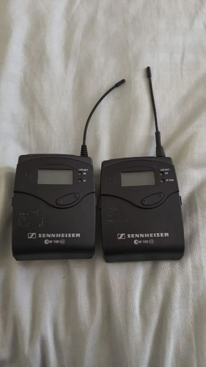 Microfone Sennheiser lapela sem fio 