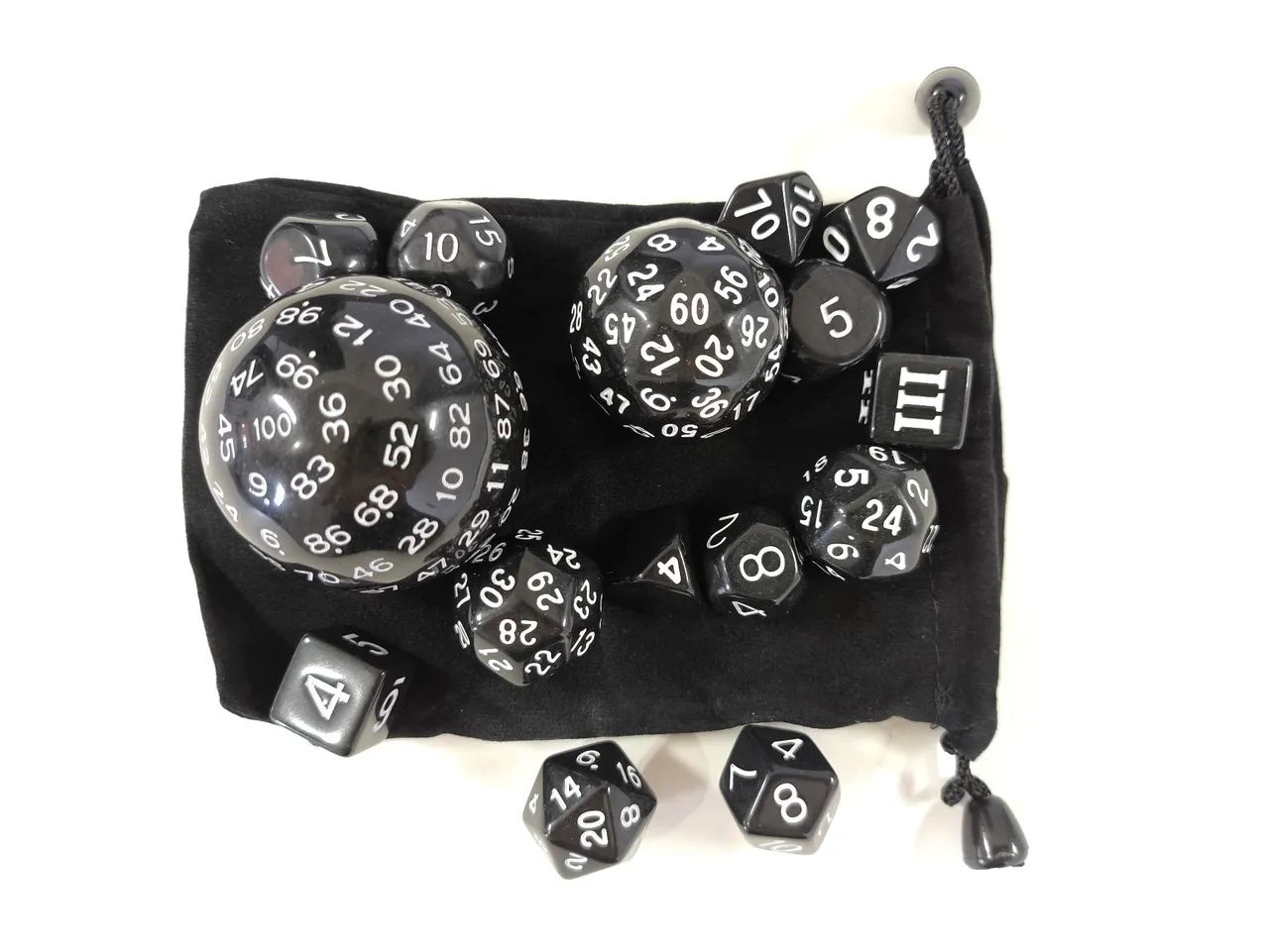 Conjunto 15 dados RPG de mesa 