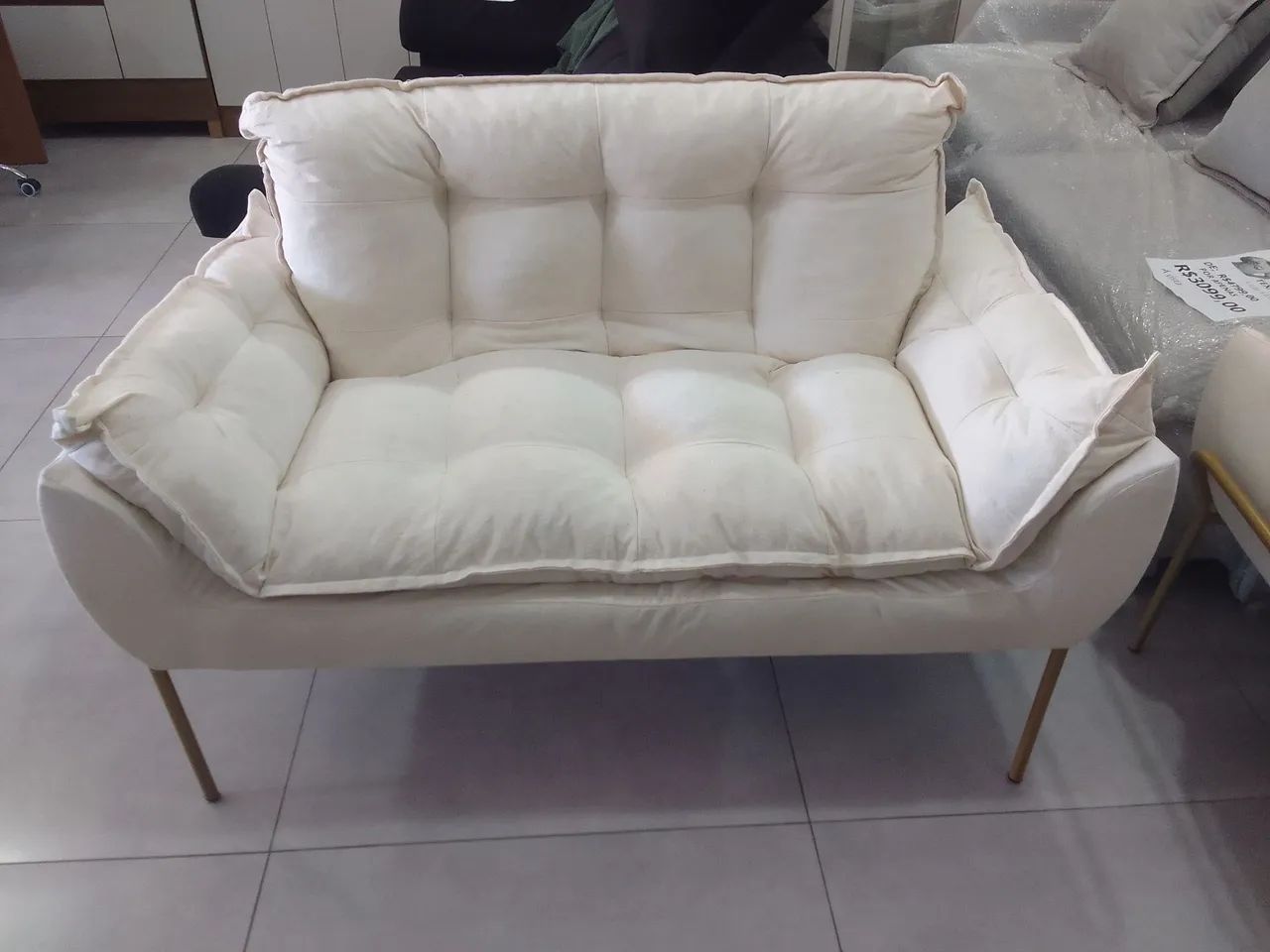 Namoradeira Opala pés de ferro  - Foto 2