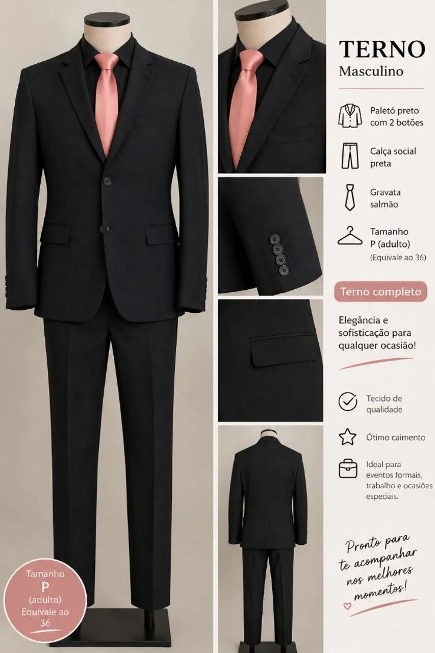 Terno preto 