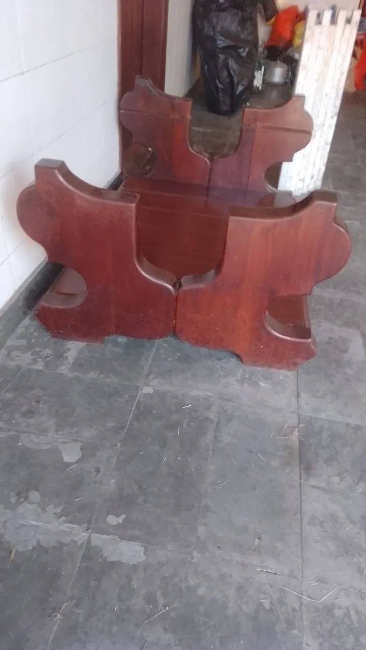 Mesa de Centro Madeira Maciça Robusta  - Foto 3