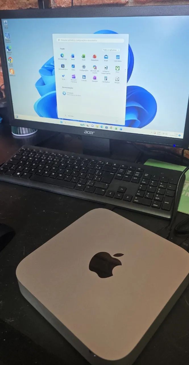 Mac Mini Late 2014 Core I5 500GB SSD 4GB de Ram Windows 11