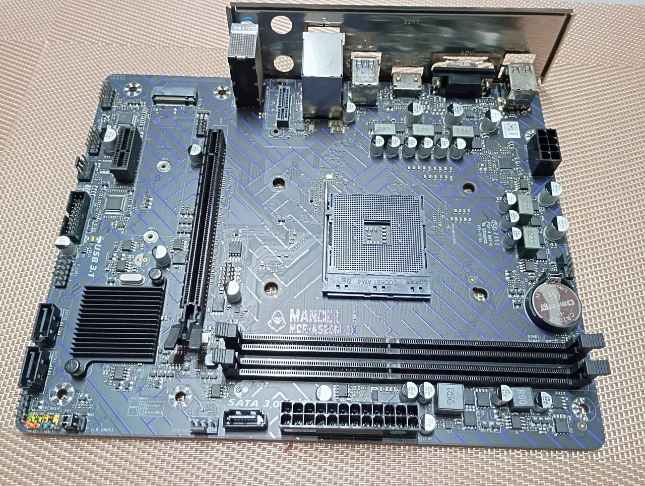Placa Mae Mancer A520M-DX, DDR4,Socket AMD AM4, M-ATX, Chipset AMD A520 - Foto 5