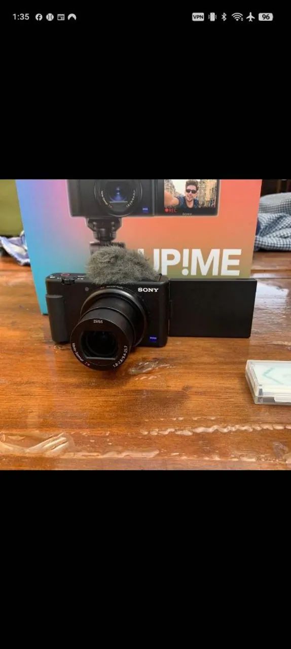 Sony ZV-1 VLOG-SET - Câmera Profissional para Vlog - Seminova + Acessórios - Foto 3