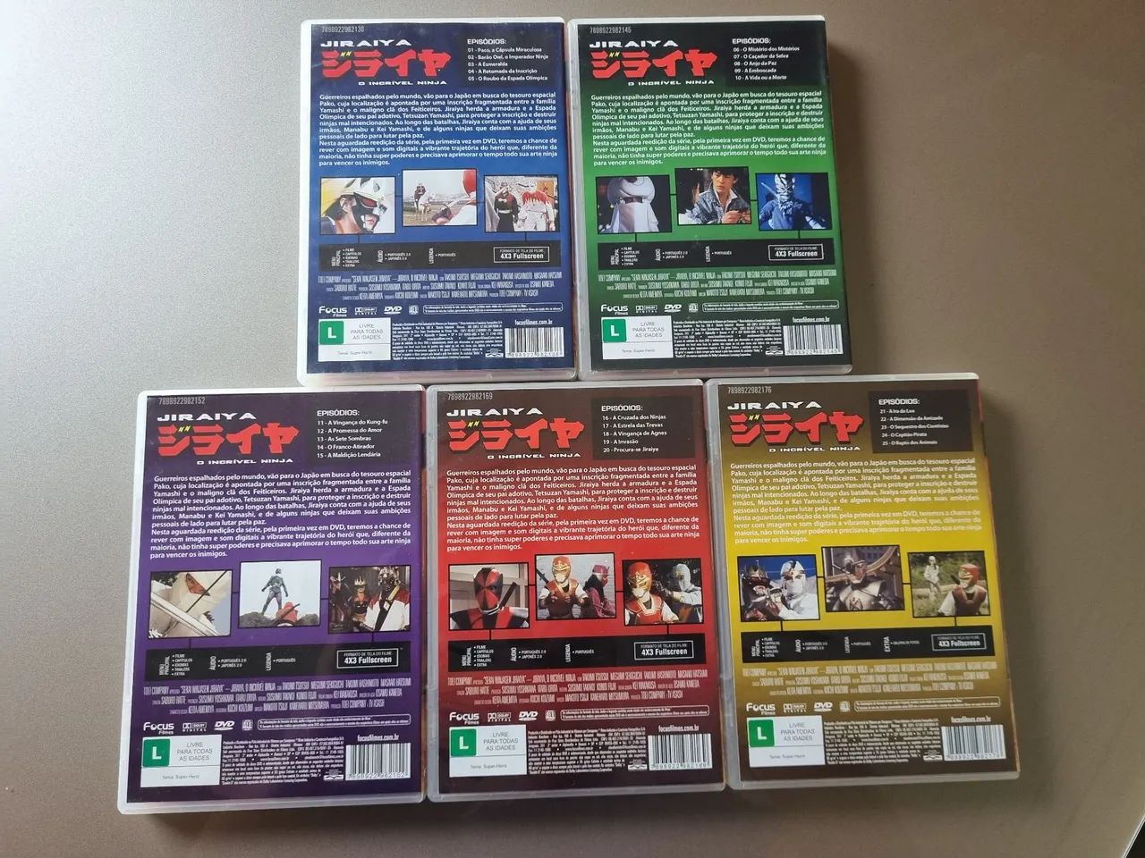 BOX DVD Jiraiya - CDs, DVDs etc - Igrejinha 1480407876 | OLX