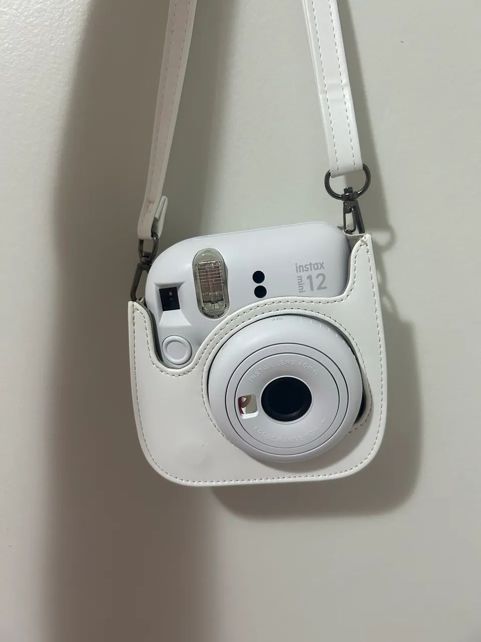 Câmera Instax Mini 12 Branca com Capa Protetora Branca - Foto 4