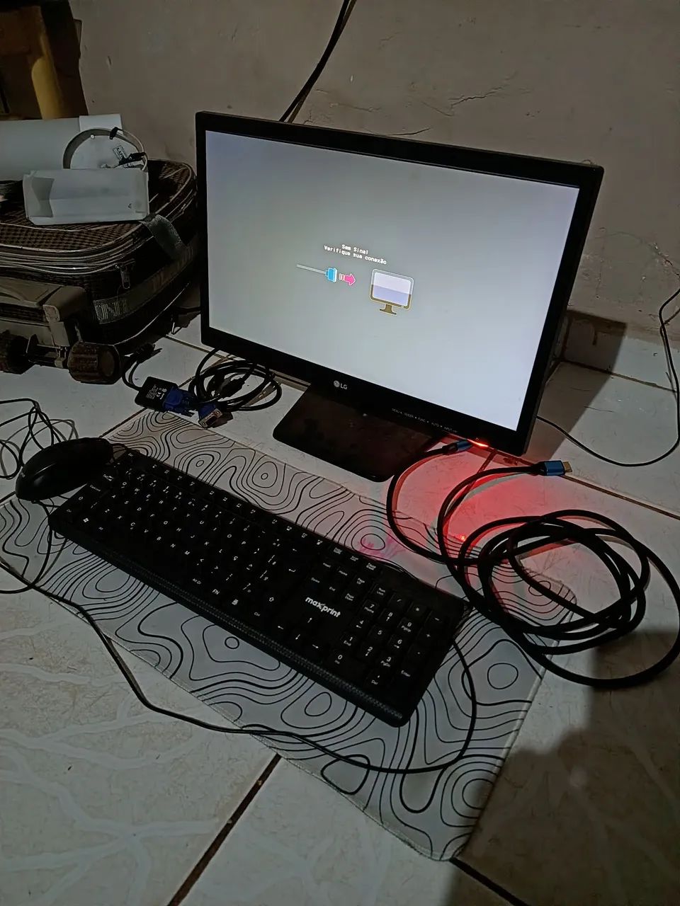 monitor LG , mouse e teclado  - Foto 3