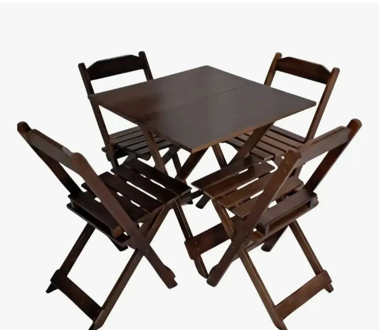 4 conjuntos Mesa e Cadeira restaurante