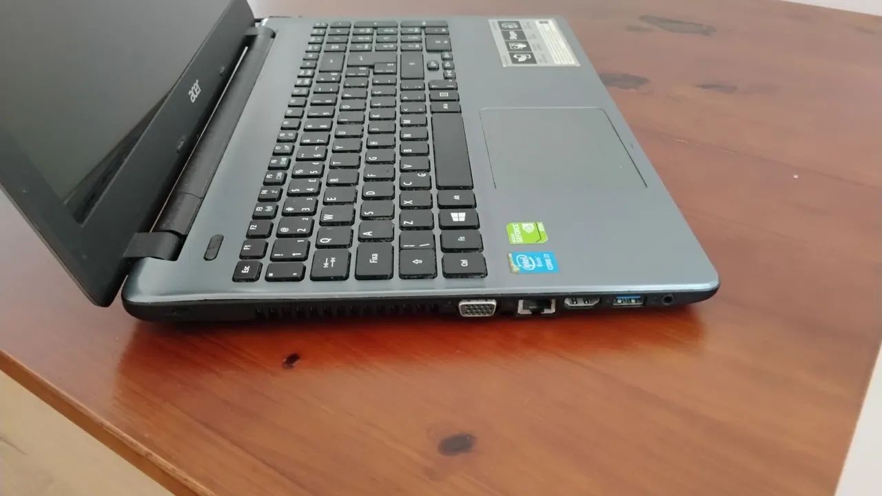 Notebook Acer E5 i7 120Gb SSD, 8Gb RAM, 1TB HD  - Foto 4