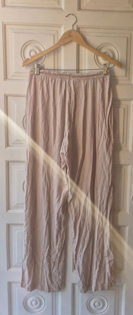 Calça crepe bege - Foto 3