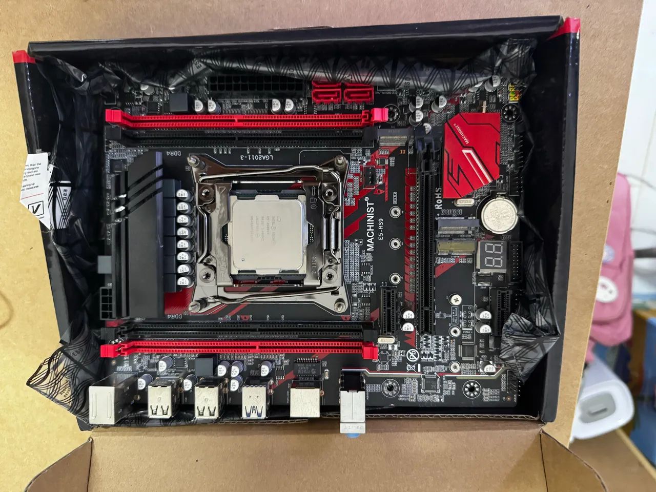 Placa mãe com processador E5 2680V4 + módulo TPM 2.0 - Foto 2