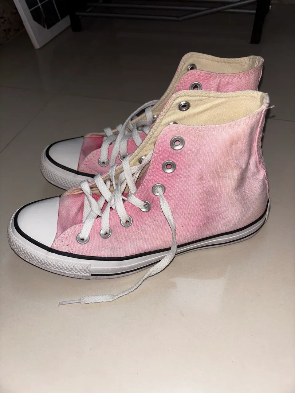 All star cano alto rosa original  - Foto 3