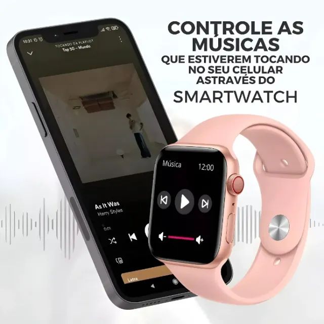 Smartwatch Serie 10 Original I.A Compatível com iPhone X 10 11 12 13 14 15 16 17 - Foto 4