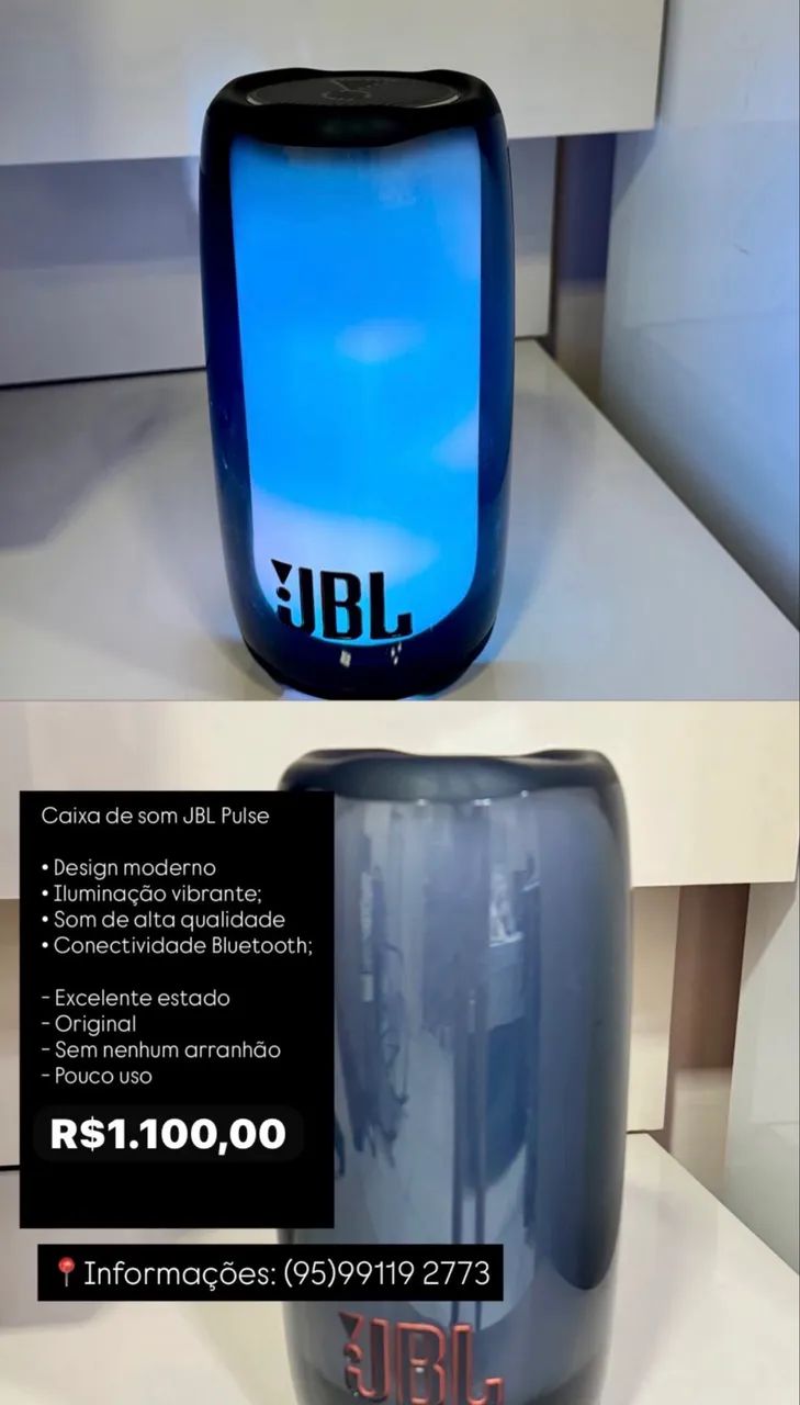 CAIXA DE SOM JBL PULSE 5 - Foto 3